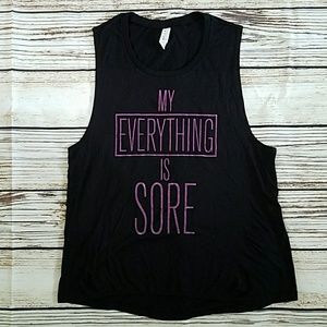 💥5/$25💥 Bella Canvas black workout tank large